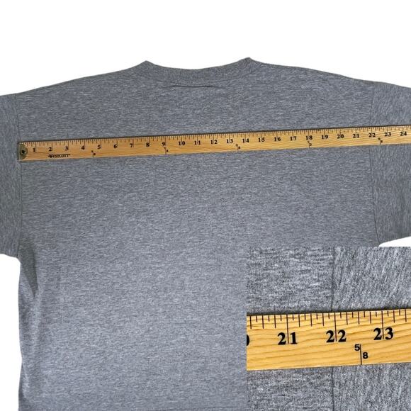 L.A.Sport Short Sleeve Gray Crew Neck Crop Top Flowers One Size Fits Most - Picture 4 of 8